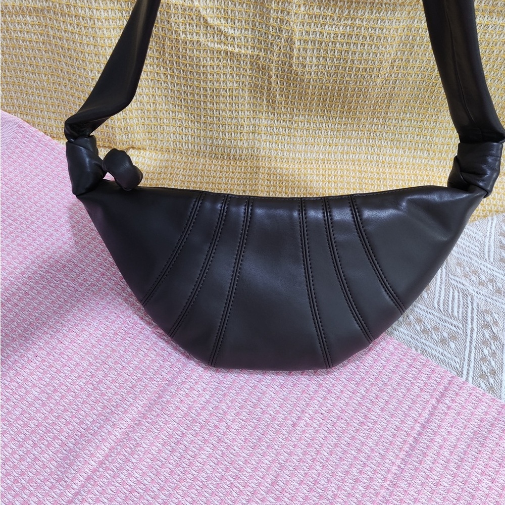 Lemaire Black Crescent Crossbody Bag - Picture 7 of 9
